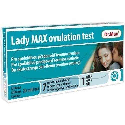 Dr. Max Lady max ovulation test Recenze a zkušenosti na eMimino.cz