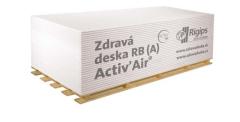 Účinná látka Activ´Air rozloží formaldehyd na zdravotně nezávadné látky a ty se následně naváží na molekuly sádry.