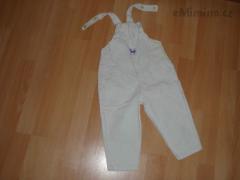 Manžestrové kalhoty s laclem, vel. 80/86
