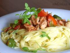 Fettucine s kuřetem