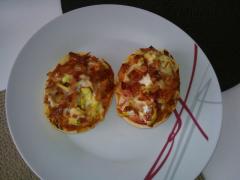 Zapečené pizza housky
