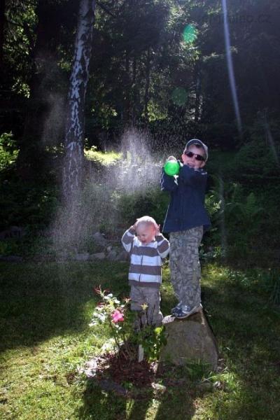 s Tedíkem na chatě