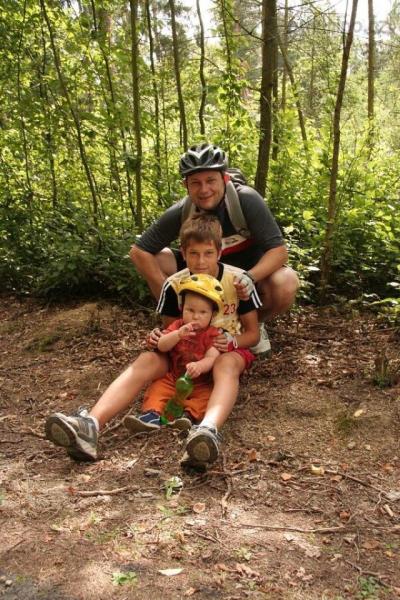 cyklovýlet s bratrancem s Tomá