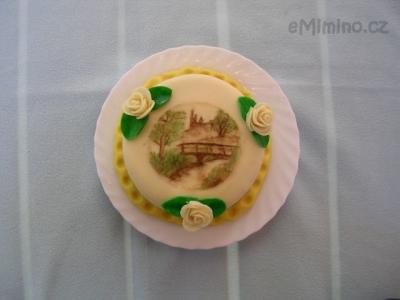 Krajina - mini dort - lávka a hrad 005.jpg