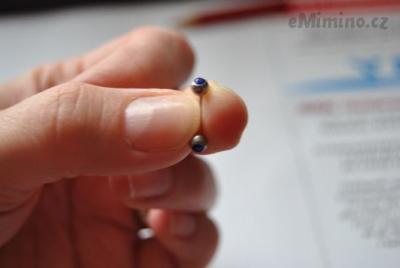 Piercing obočí mini