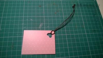 Cedulka na strom rub
