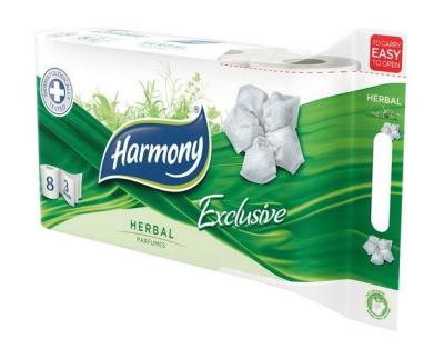 třívrstvý toaletní papír Harmony Exclusive Herbal