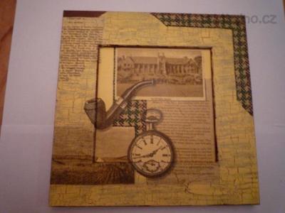 Obrazek decoupage retro pansky.JPG