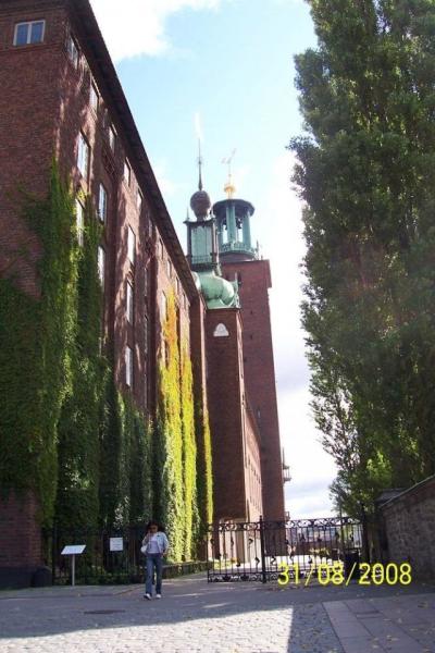 Radnice (Stadshuset) ve Stockh