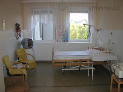 Porodnice Boskovice s. r. o., Gynekologické oddělení: Pokoj na porodním oddělení.