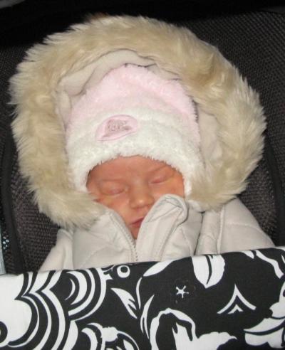 Cesta z porodnice - 1.1.2011.JPG