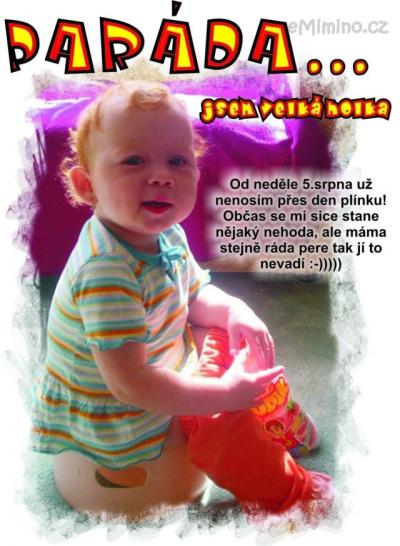 chodím na nočník