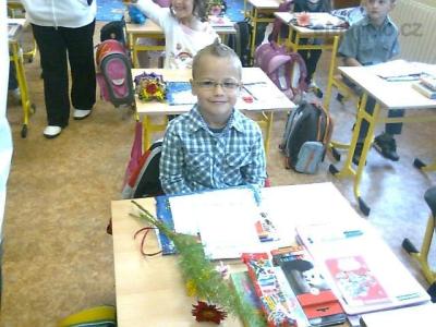 Davídek ve škole