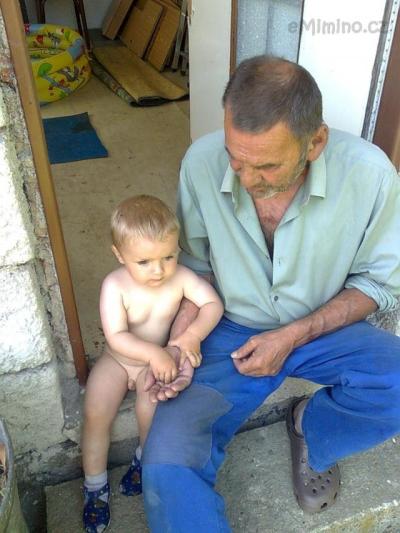 S dědou, 17.7.2009