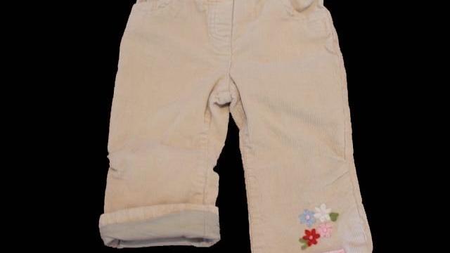Manžestrové kalhoty - podšité bavlnou