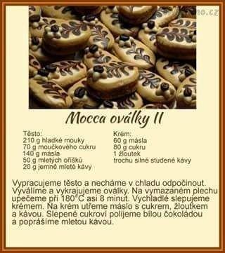 Oválky mocca