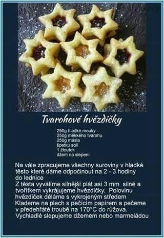 Tvarohové hvězdičky