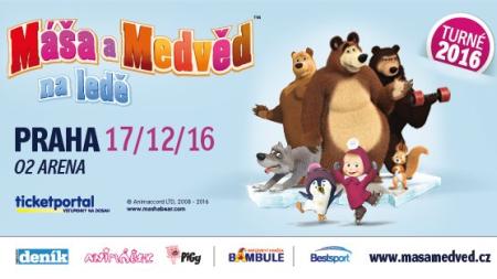 Show „Máša a medvěd na ledě“ se poprvé představí v O2 areně