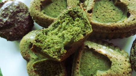 Špenátovo-citronové muffiny