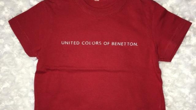 Červené tričko Benetton