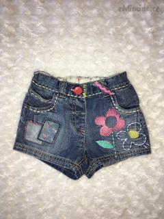 Modré riflové/džínové kraťasy Next