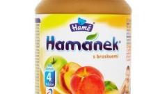 Hamánek Kojenecká výživa 190g, vybrané druhy Hruška