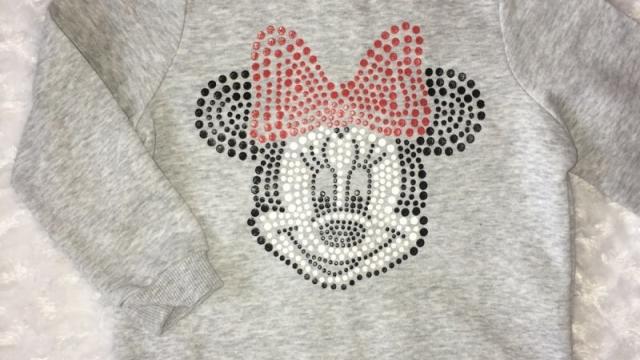 Šedá mikina s Minnie H&M