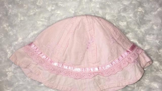 Růžový letní klobouček Next