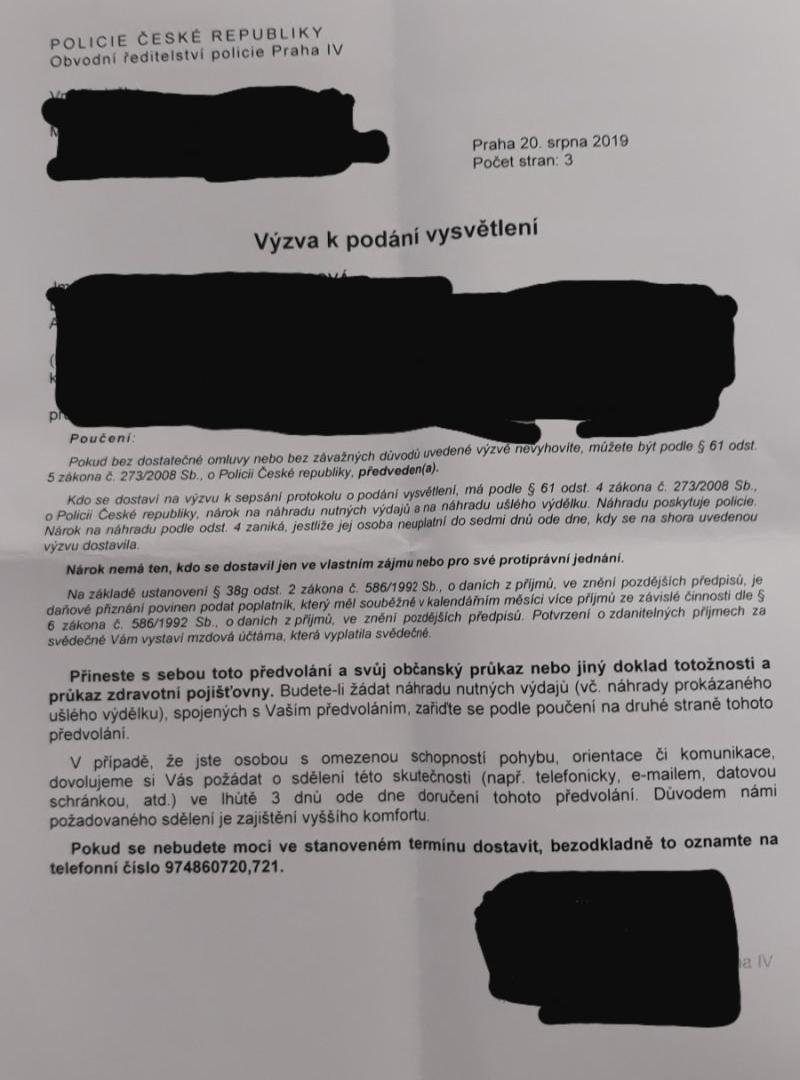 Jak napsat anonym na policii?