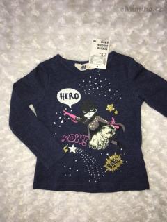 Modré tričko H&M