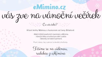 Užijte si s námi adventní čas a pojďte se pobavit na eMimino setkání.