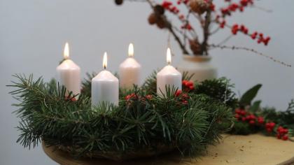 Přírodní adventní věnec: Jak na něj?