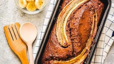 Bezlepkový banana bread