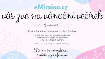 Přijďte na vánoční setkání eMimina