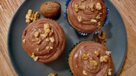 Oříškové cupcakes