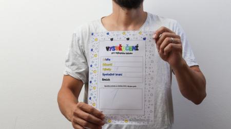 Vysvědčení pro tatínka: Stáhněte si ho a doplňte s dětmi