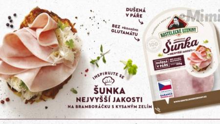 Šunka na bramboráčku s kysaným zelím