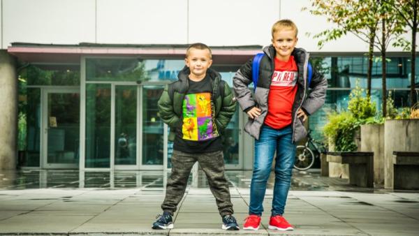 Damián měl radost z trika, Kuba byl nejpřísnější kritik z celé dětské skupinky.