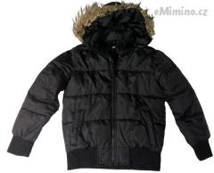 Černá unisex hřejivá zimní bunda od H&M, 11-12y
