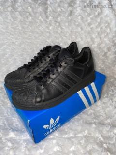 Černé tenisky Adidas Superstar