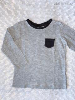 Šedé tričko H&M