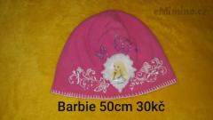 čepice barbie 50cm