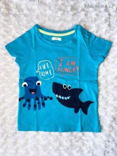 Modré tričko Baby