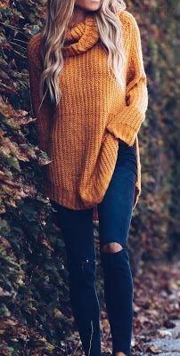 Pink Queen Women's Loose Oversize Turtleneck Wool Long Pullover Sweater Dress.jpg