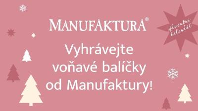 V našem Adventním kalendáři s Manufakturou najdete voňavé balíčky až do Štědrého dne.