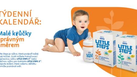 Den 5.: Každý den soutěžíme o 6 balíčků kojenecké výživy LITTLE STEPS
