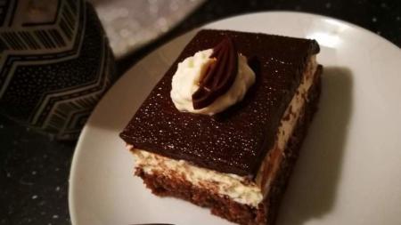 Mandlové řezy s mascarpone  (lowcarb)