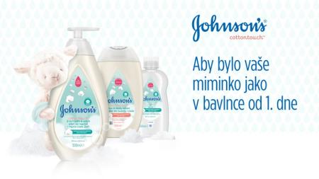 Chcete otestovat balíček kosmetiky JOHNSON’S® Cottontouch™? Stačí se přihlásit