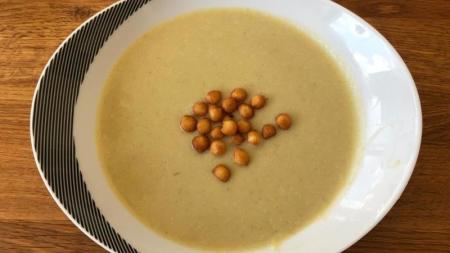 Krémová pórkovo-cuketová polévka