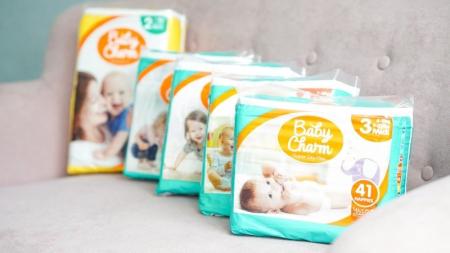 Vyzkoušejte plenky Baby Charm pro citlivé zadečky. Přihlaste se do testu s Bezva plenky